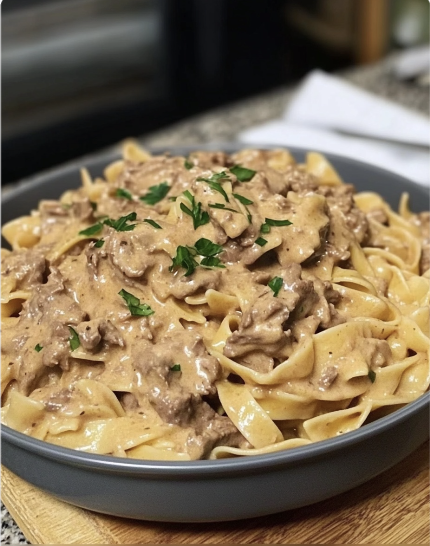 Beef Stroganoff Pasta