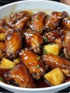 Brown Sugar Pineapple Wings Chicken