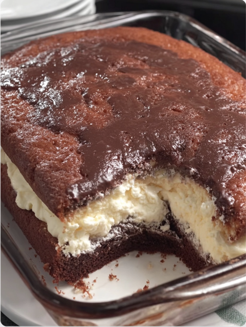 Decadent Ding Dong Cake with Rich Chocolate and Creamy Fillin