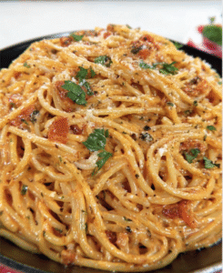How I Made the Easiest Creamy Spaghetti Ever in ONE POT!