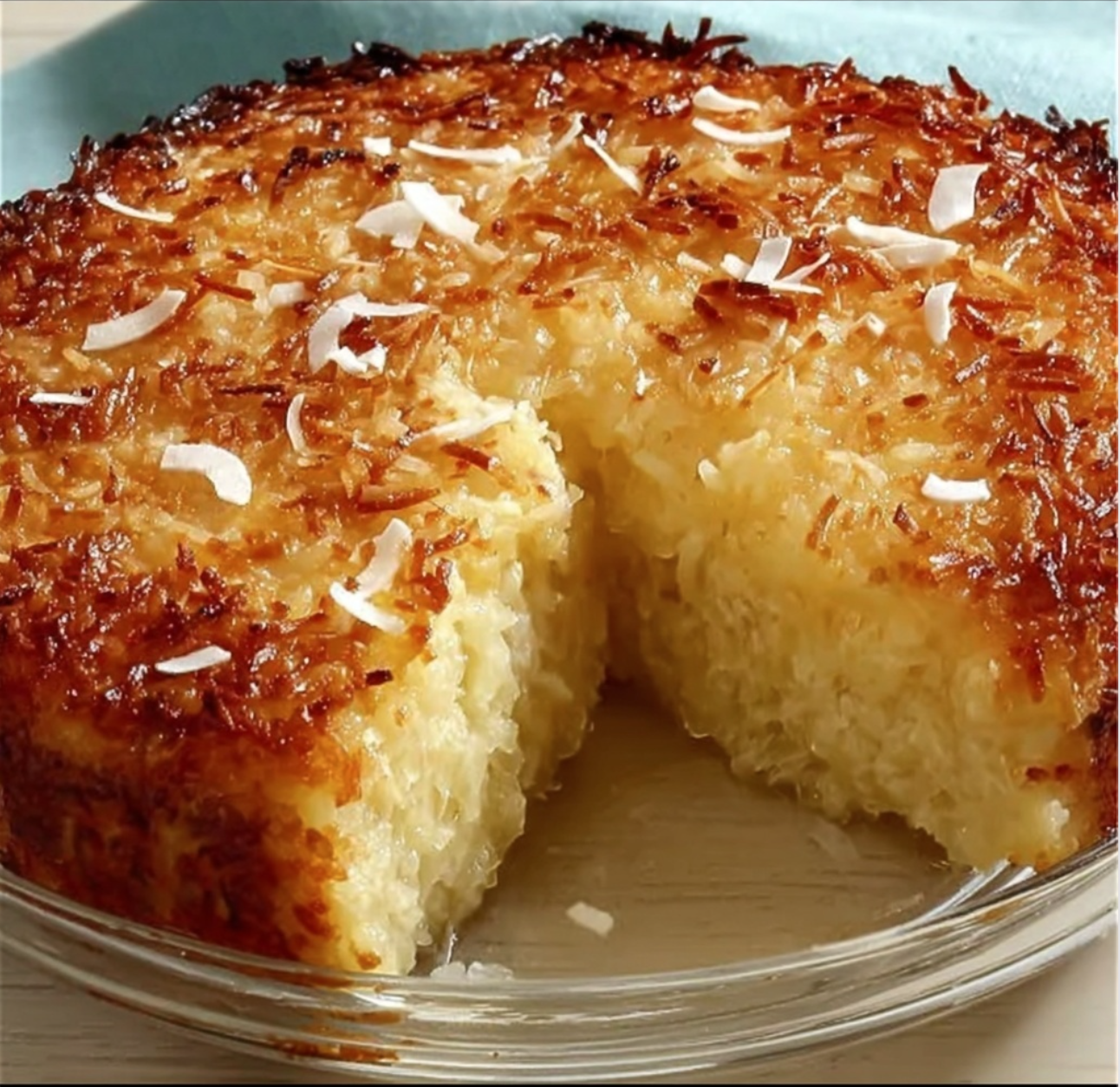 Crustless Coconut Pie This easy, one-bowl dessert