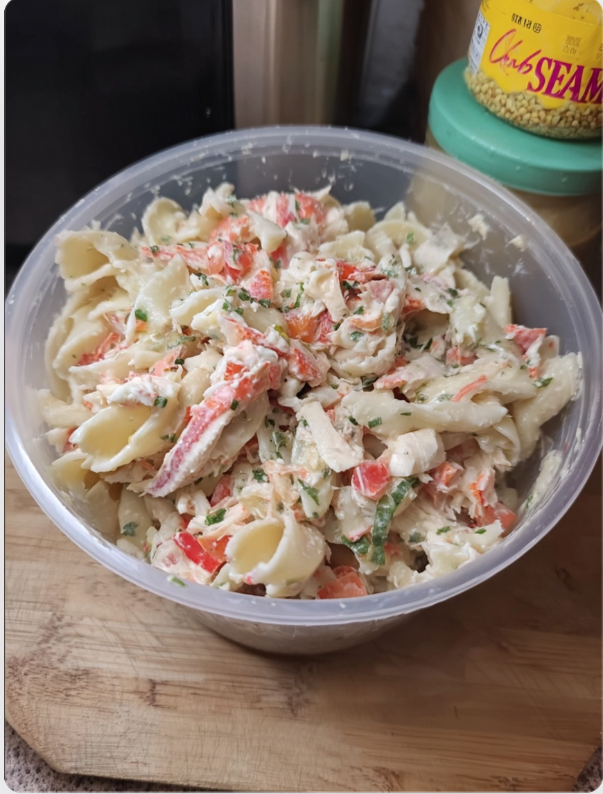 crab pasta salad homemade recipes