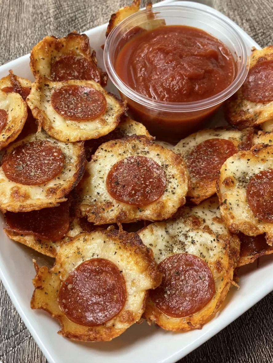 Satisfy Your Snack Cravings with 2-Ingredient Pizza Chips