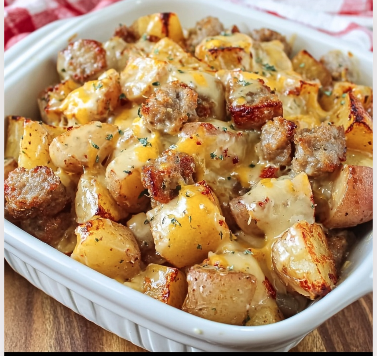 Cheesy Ranch Potatoes and Sausage