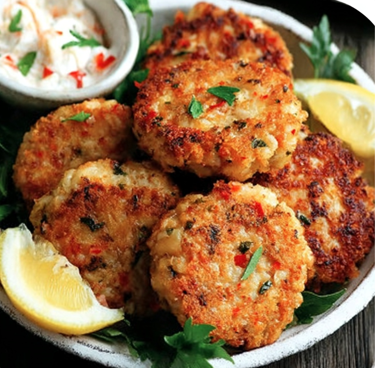 Crab and Shrimp Cakes