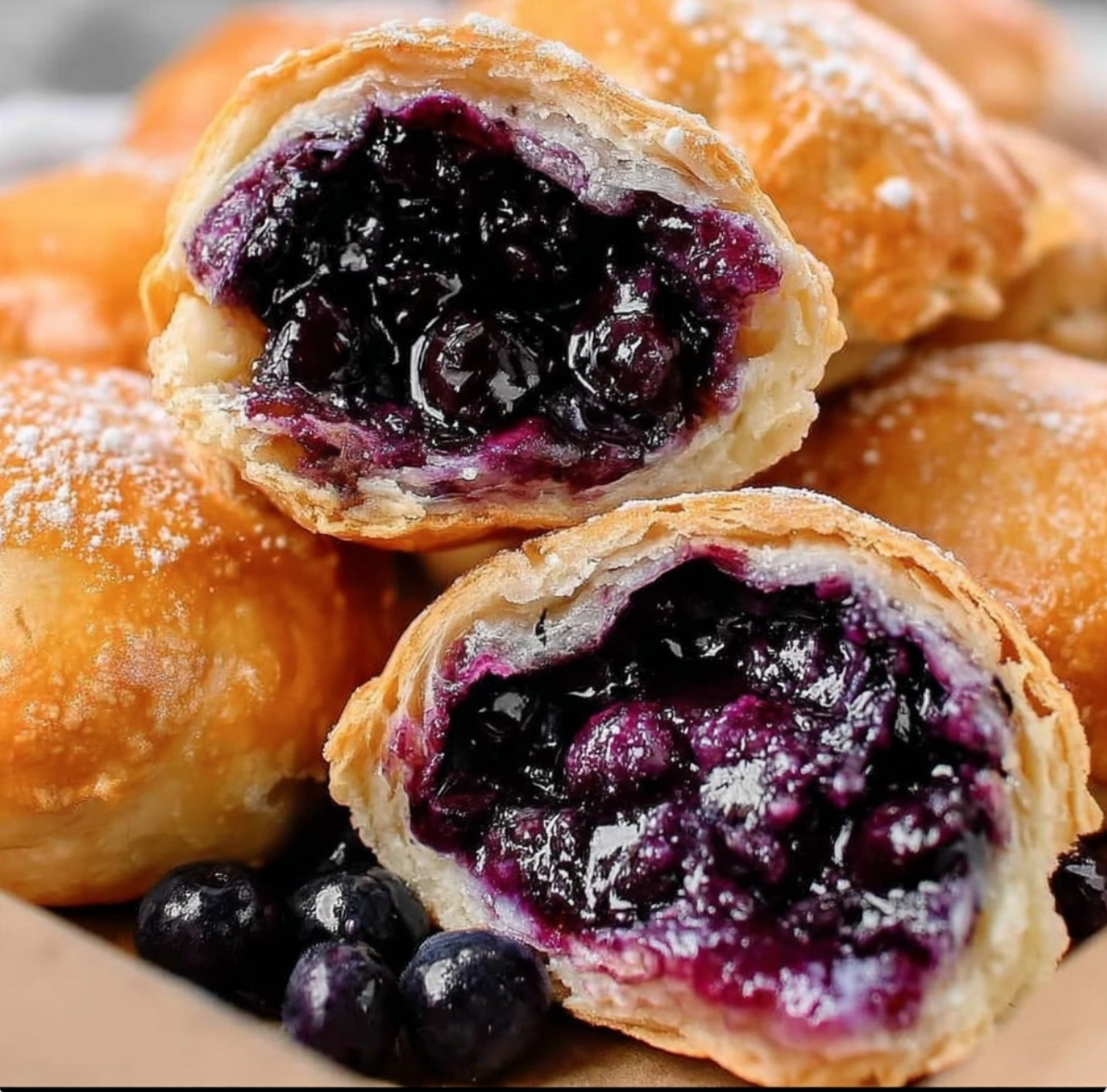 Blueberry Pie Bombs