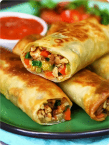 chicken egg rolls