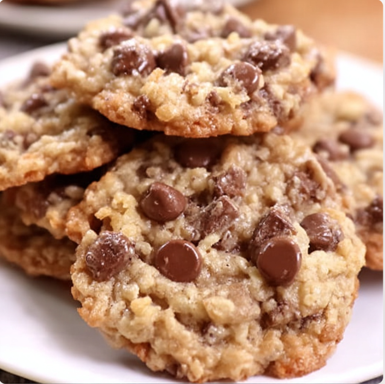 RICE KRISPIE CHOCOLATE CHIP COOKIES