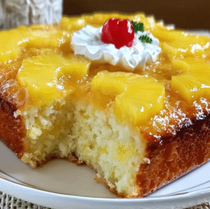 Juicy Pineapple Heaven Cake