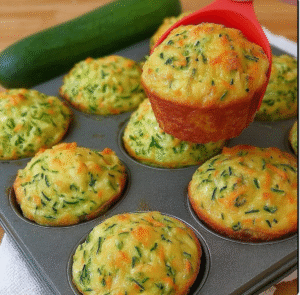 zucchini potato carrot & cheese muffinsi