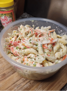 crab pasta salad homemade recipes