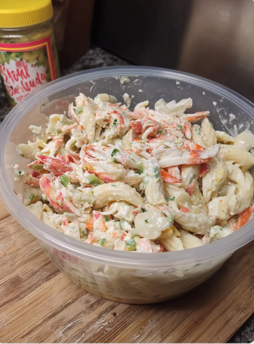 crab pasta salad homemade recipes