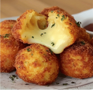 Cheesy Potato Balls – Crispy Outside, Melty Inside