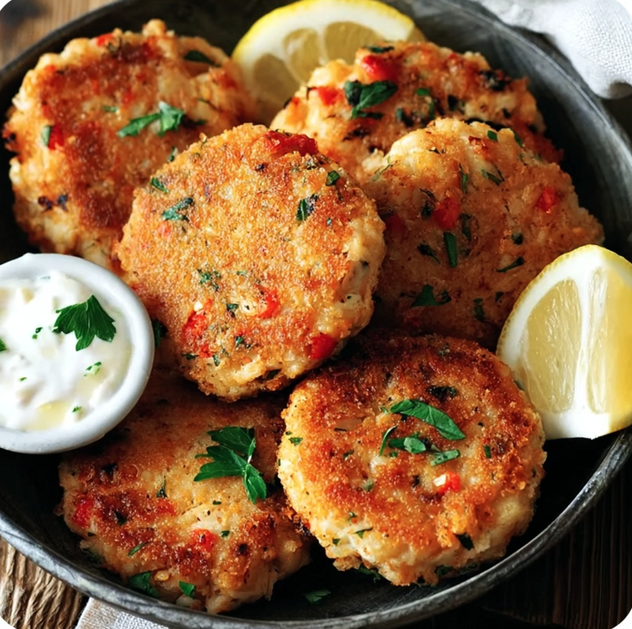 Crab and Shrimp Cakes