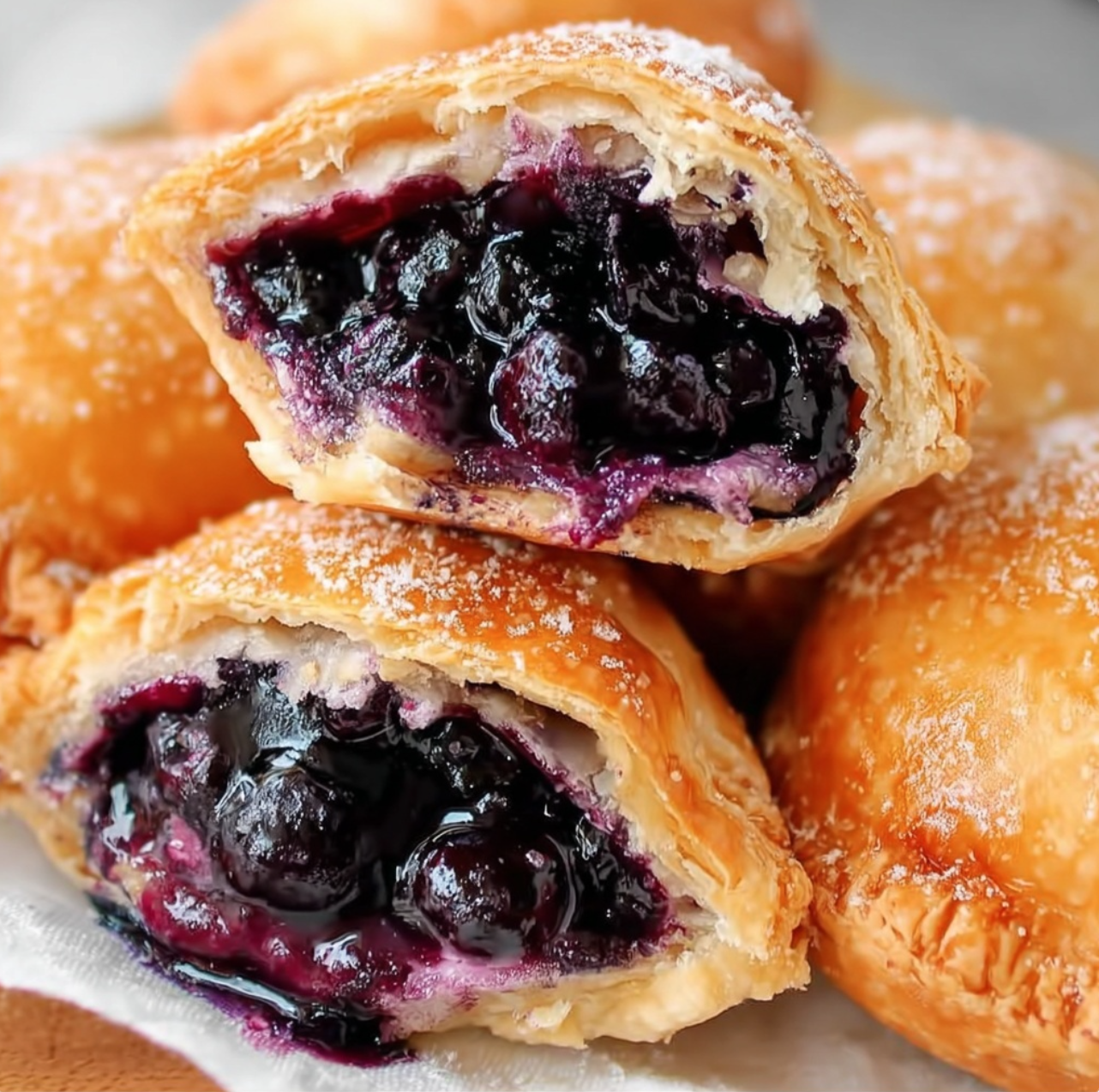 Blueberry Pie Bombs