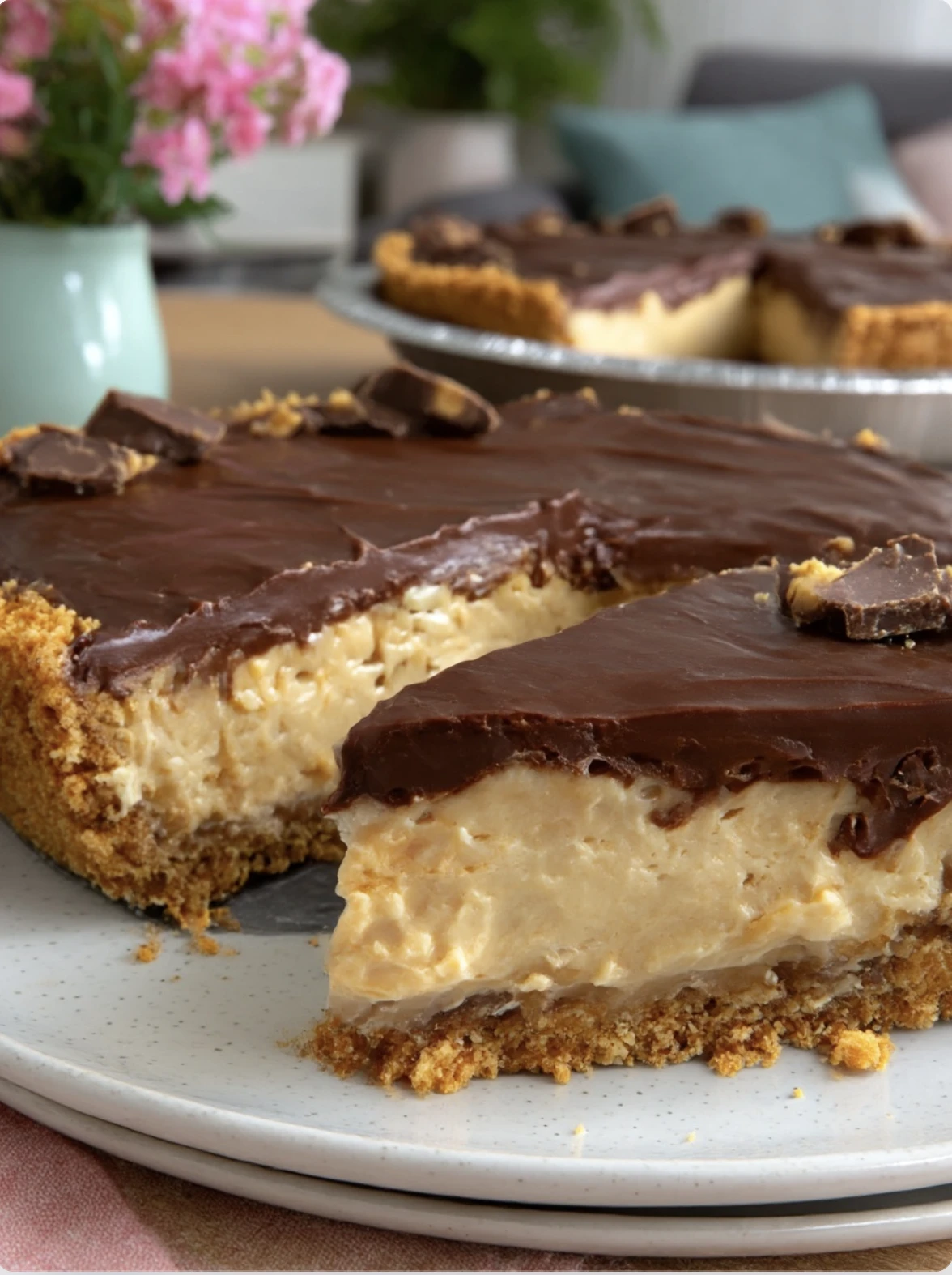 Giant Reese's Peanut Butter Pie