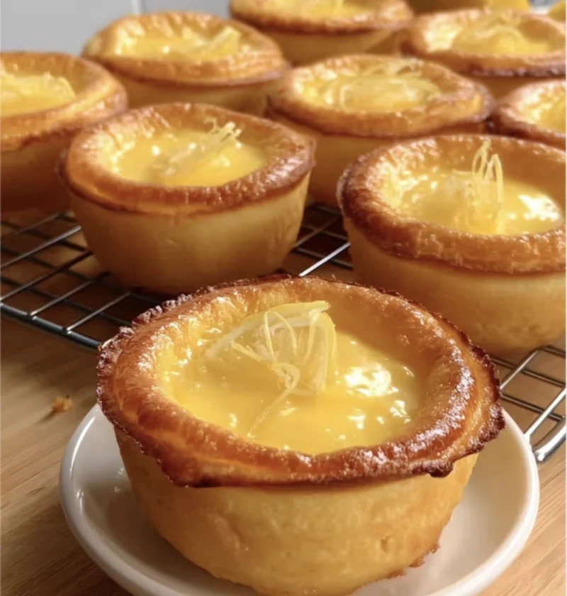 Baby Lemon Impossible Pies