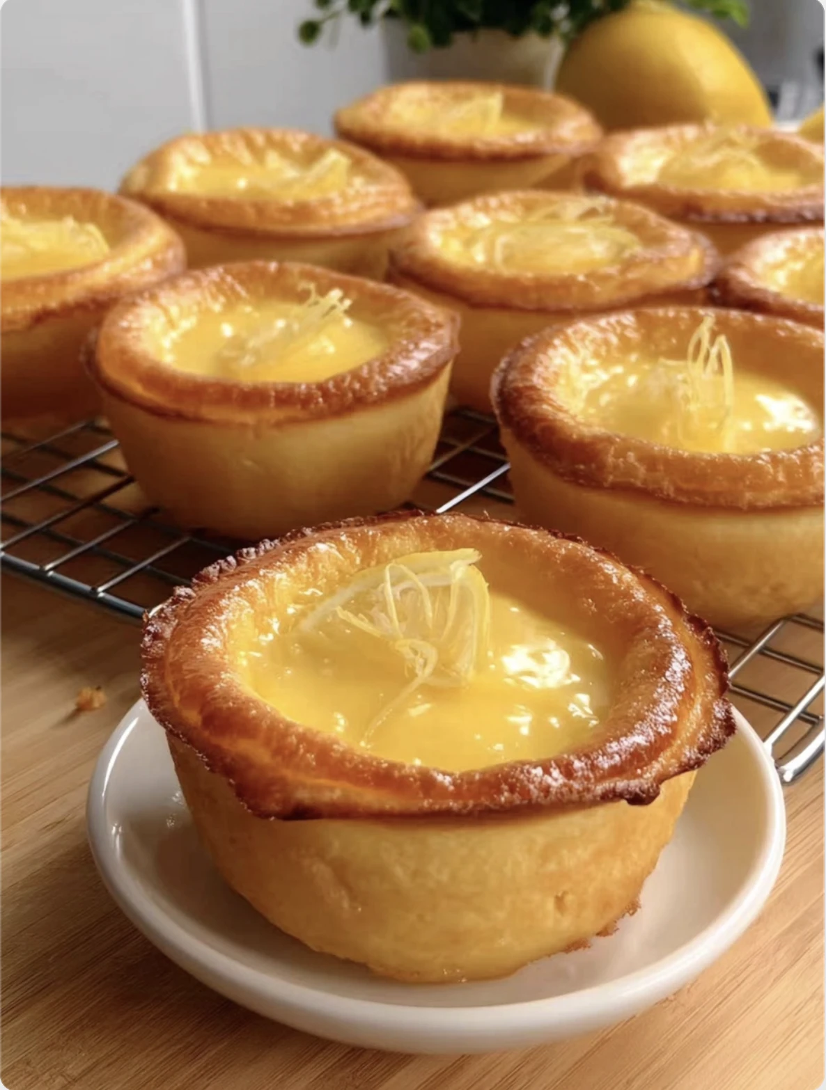 Baby Lemon Impossible Pies