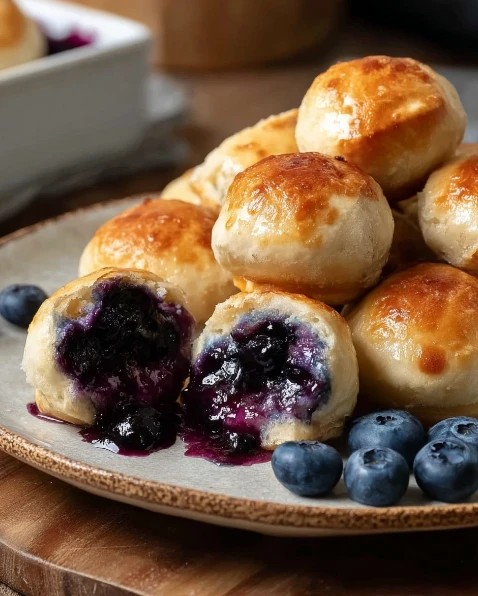 Blueberry Pie Bombs