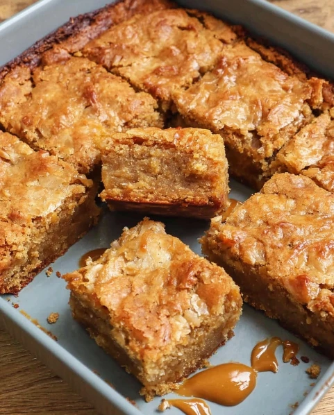 Brown Butter Coconut Blondies