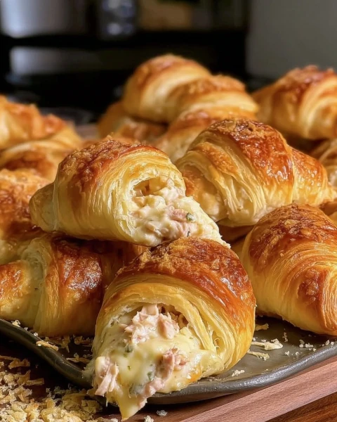 Cheesy Chicken Crescent Rolls