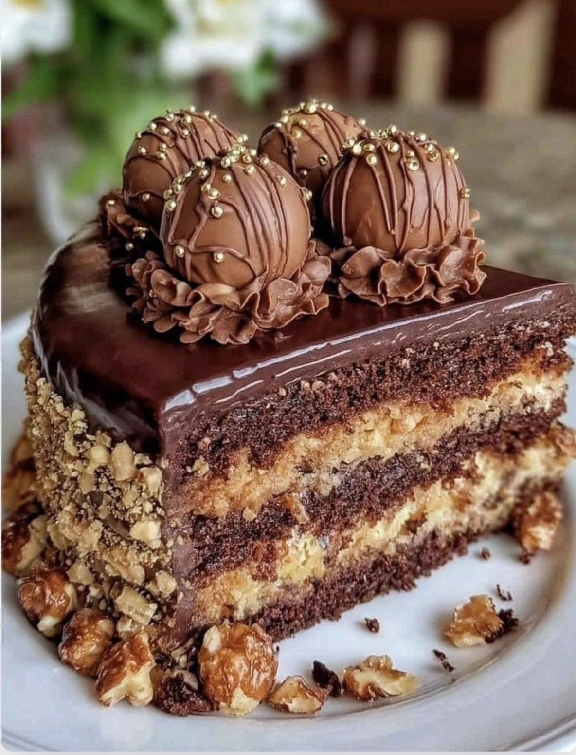 Chocolate Hazelnut Ferrero Cake