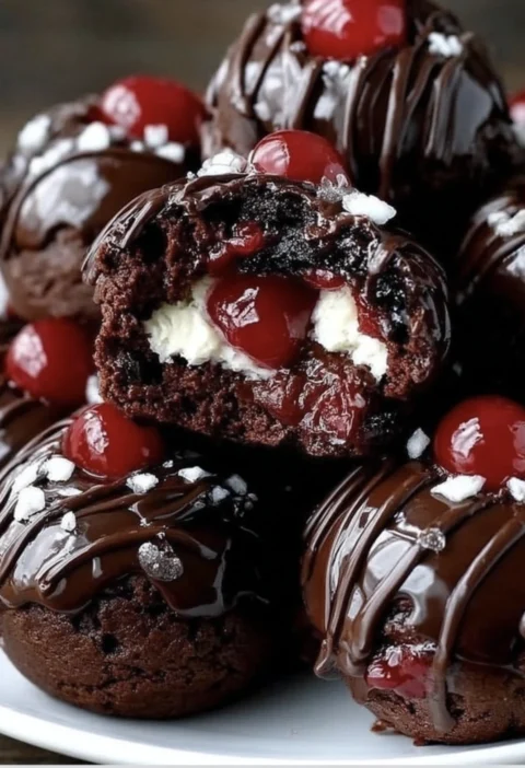 Cookie Dough Brownie Bombs
