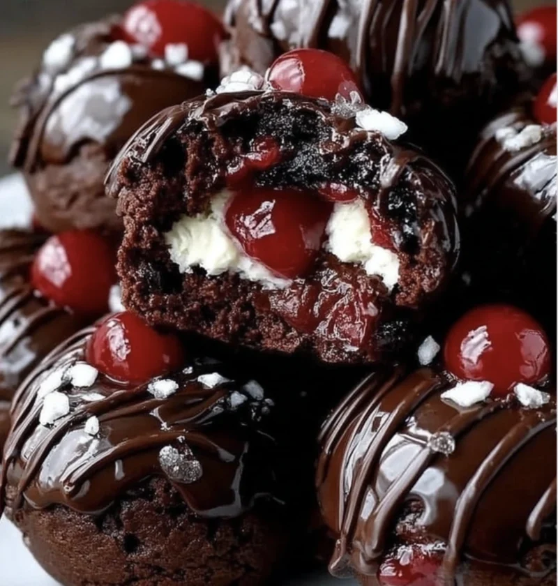 Cookie Dough Brownie Bombs
