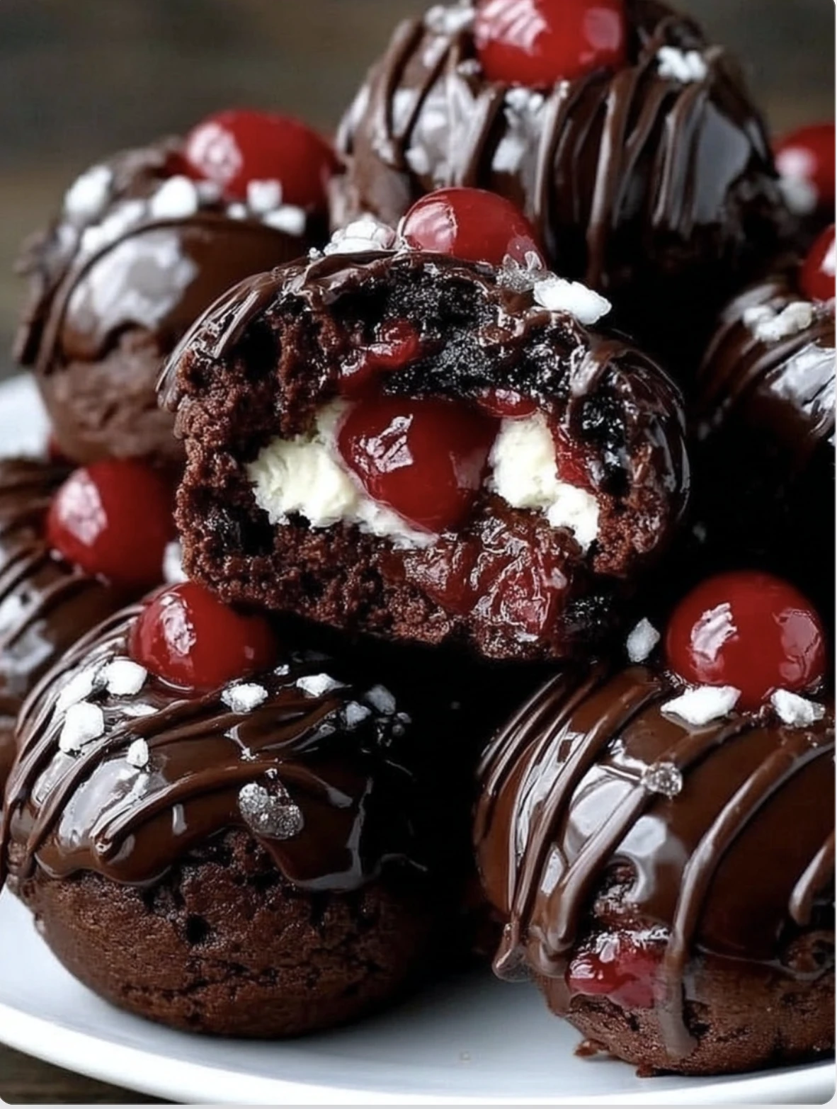 Cookie Dough Brownie Bombs