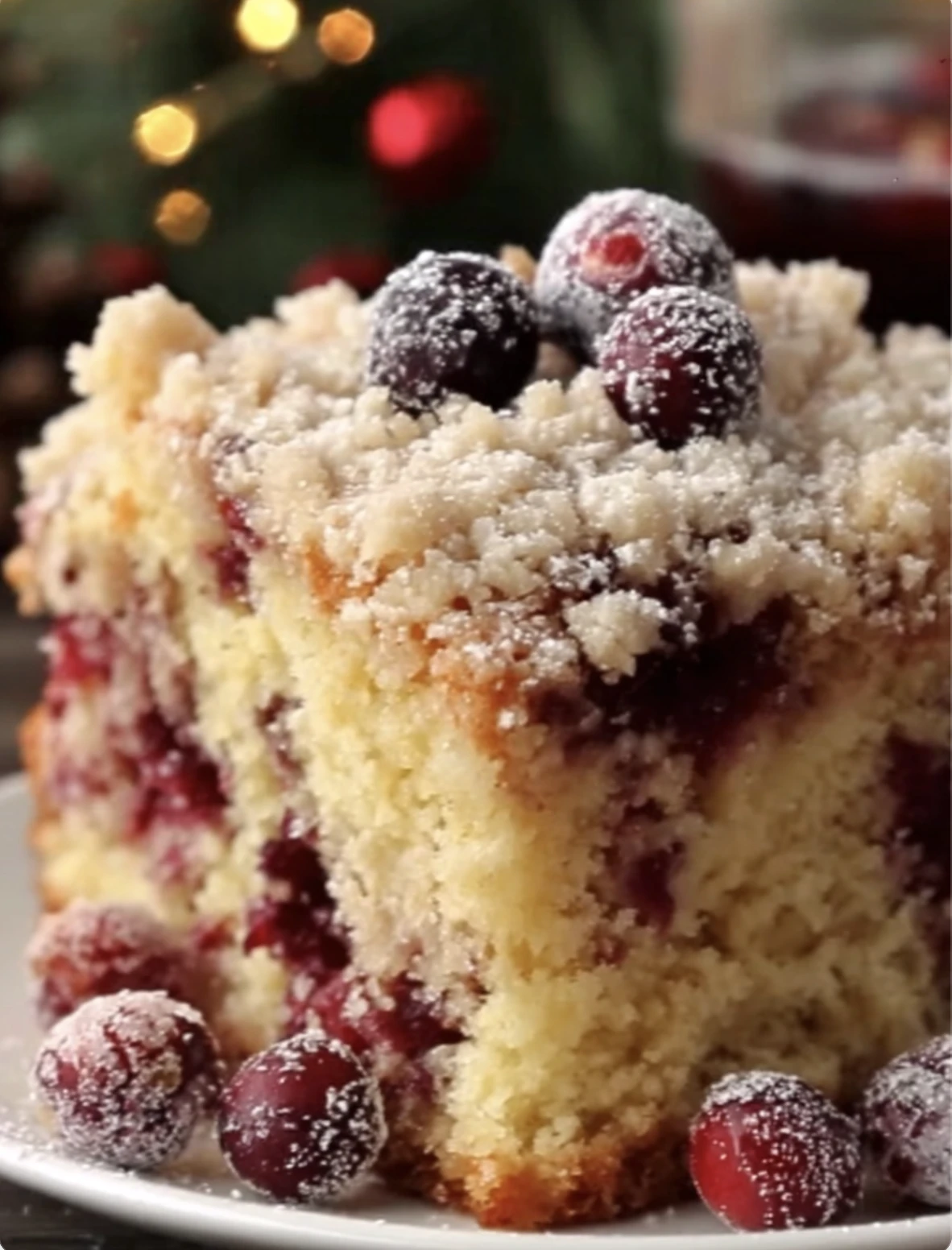 Cranberry Buckle Cookie Streusel
