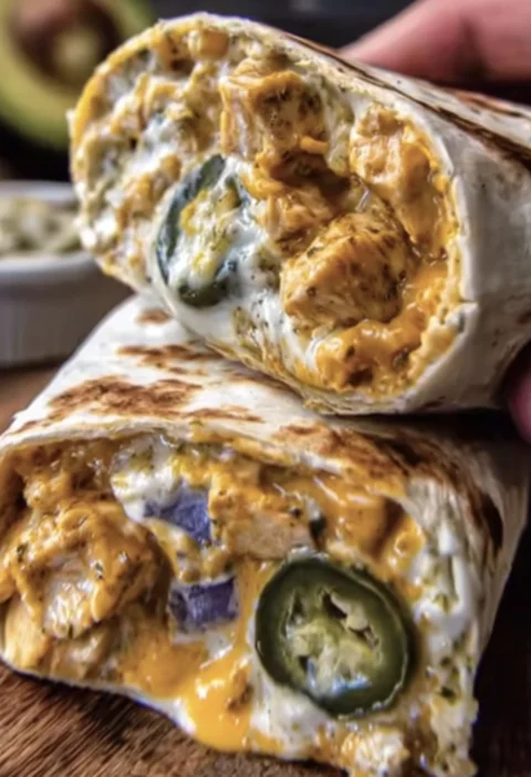 Creamy Cowboy Butter Chicken Wraps