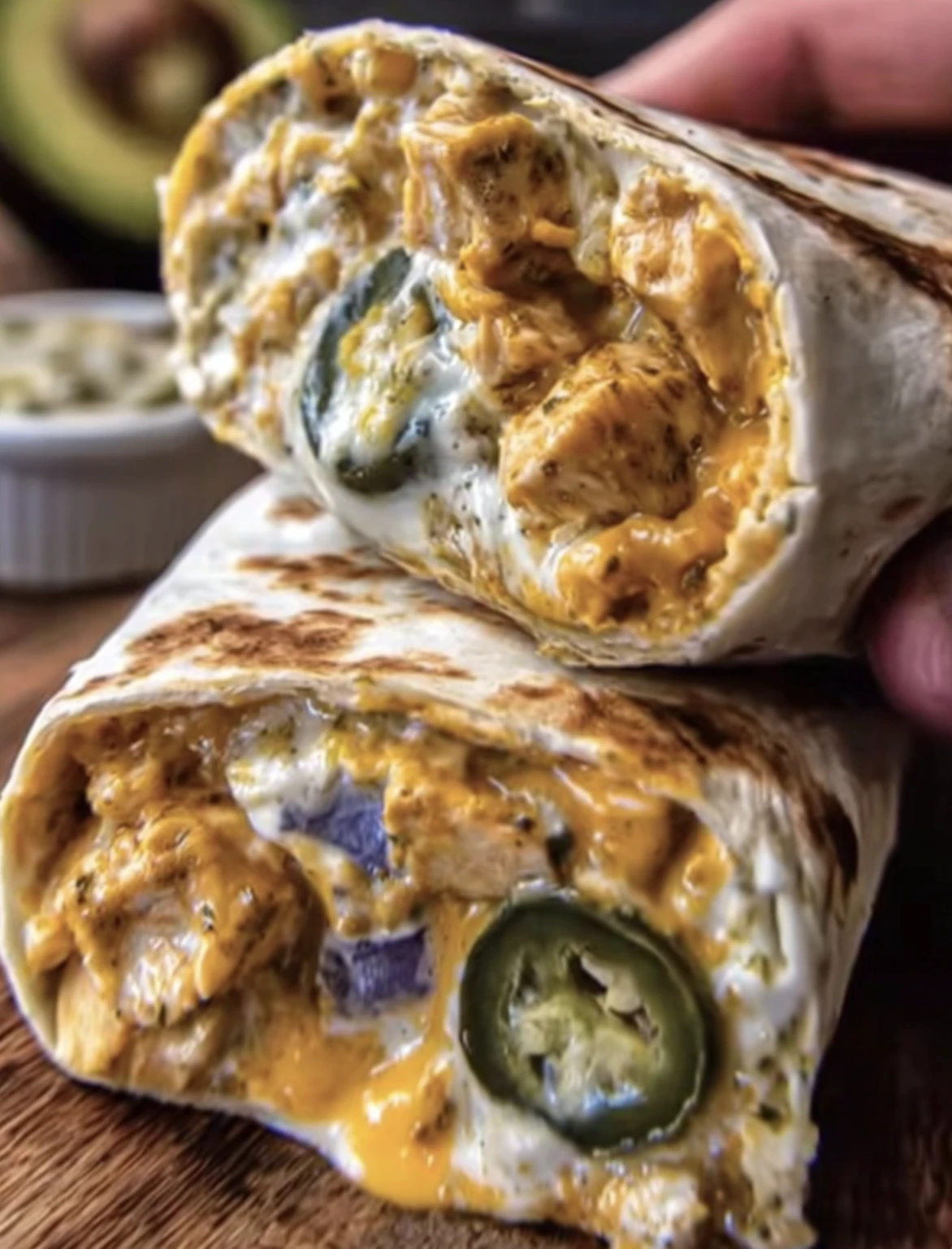 Creamy Cowboy Butter Chicken Wraps