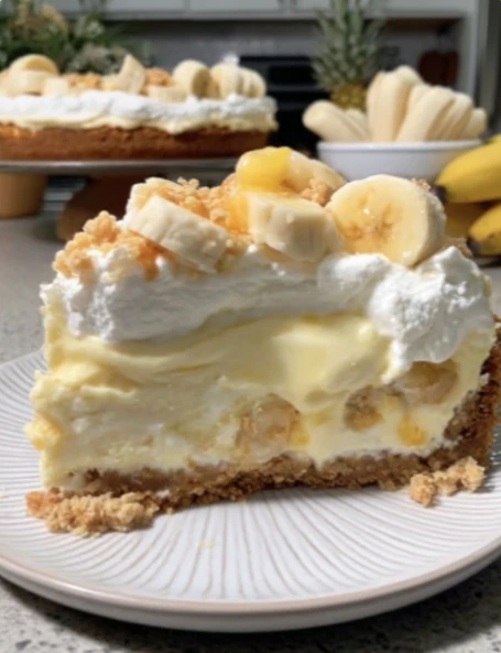 Creamy Dreamy Banana Pudding Cheesecake Creation
