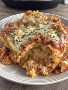 Crockpot Lasagna