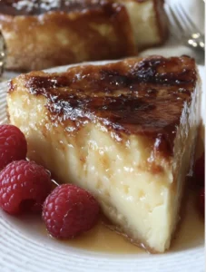 easy Crème Brûlée Cake