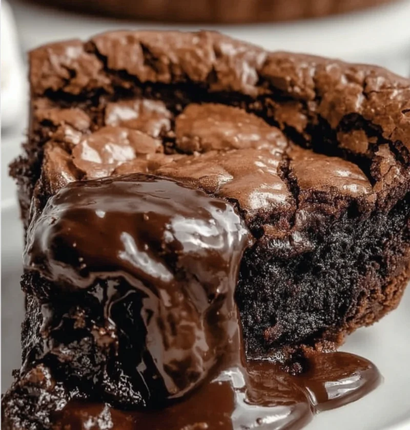 Gooey Brownie Pie