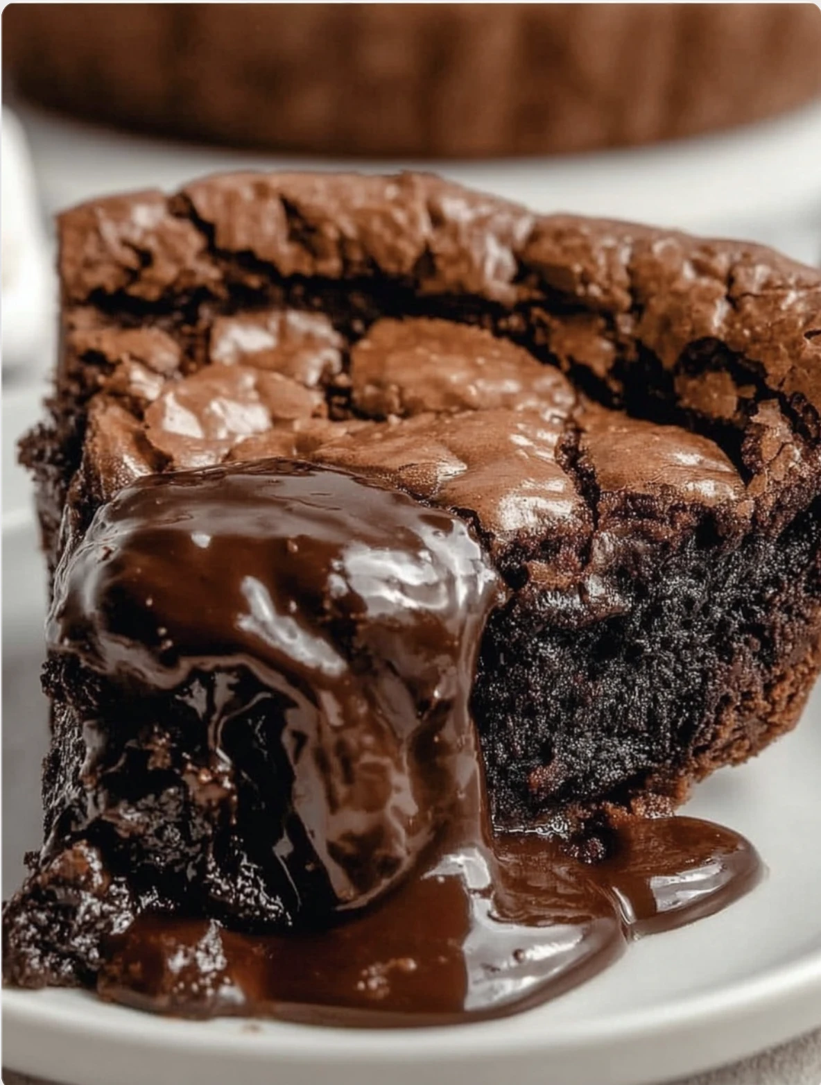 Easy Gooey Brownie Pie
