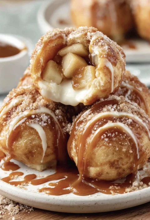 Irresistible Caramel Apple Pie Bombs