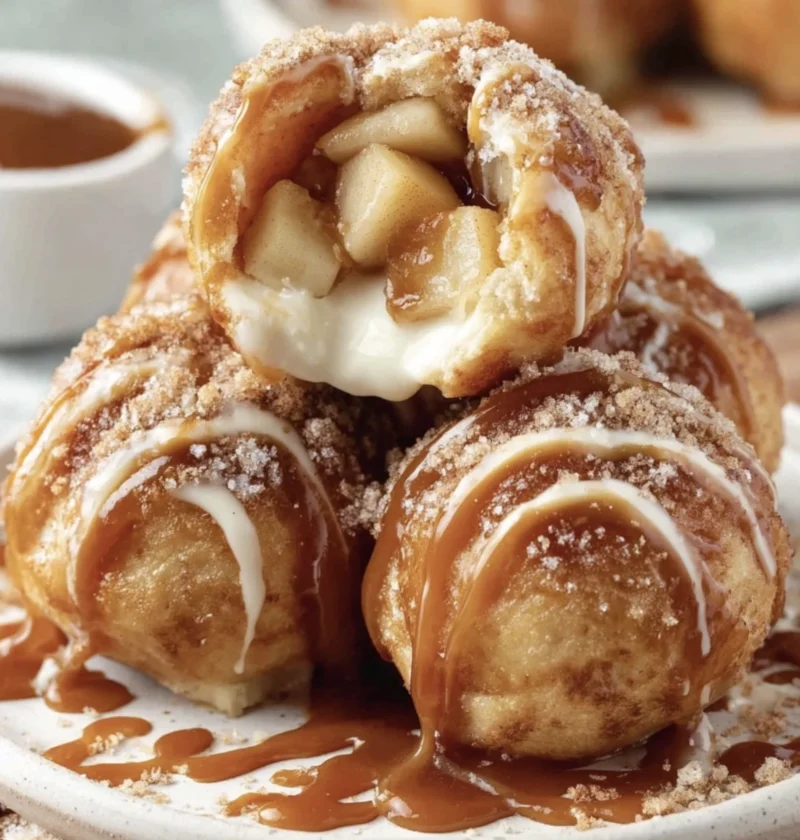 Irresistible Caramel Apple Pie Bombs