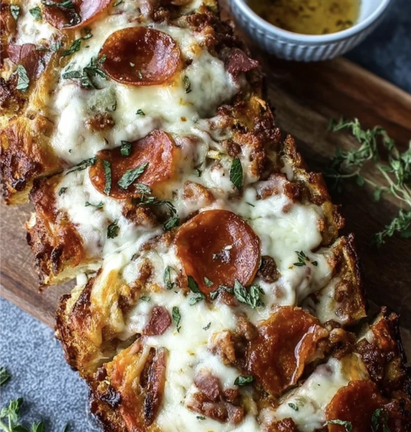 Meat Lovers Pizza Bread