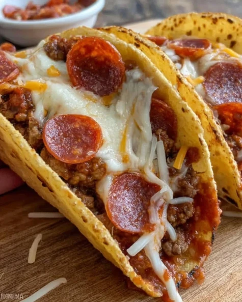 Meat Lovers Pizza Tacos