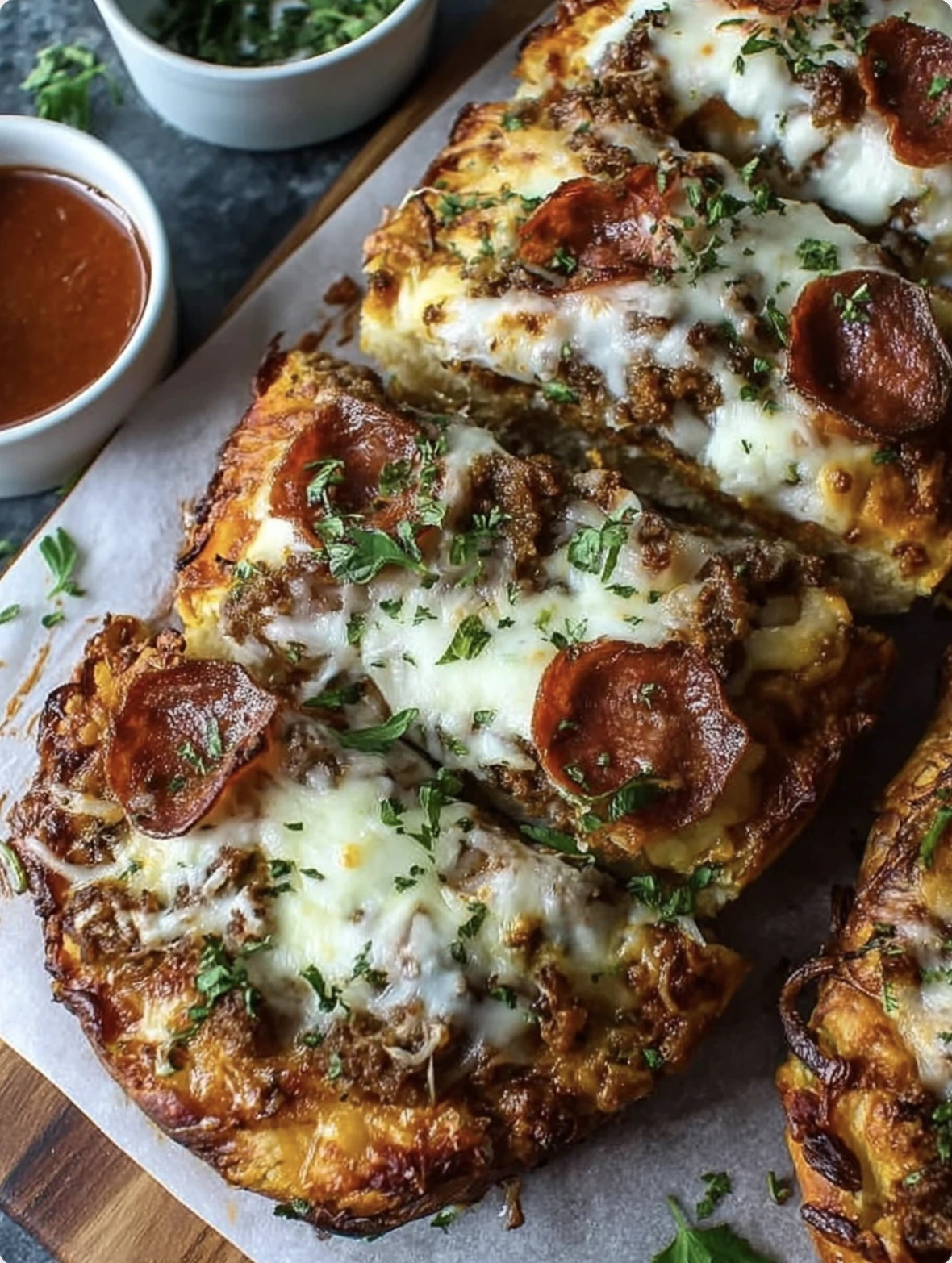 Meat Lovers Pizza Bread