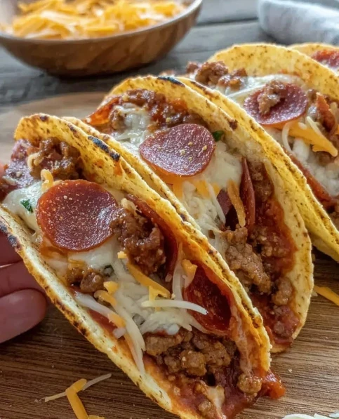 Meat Lovers Pizza Tacos
