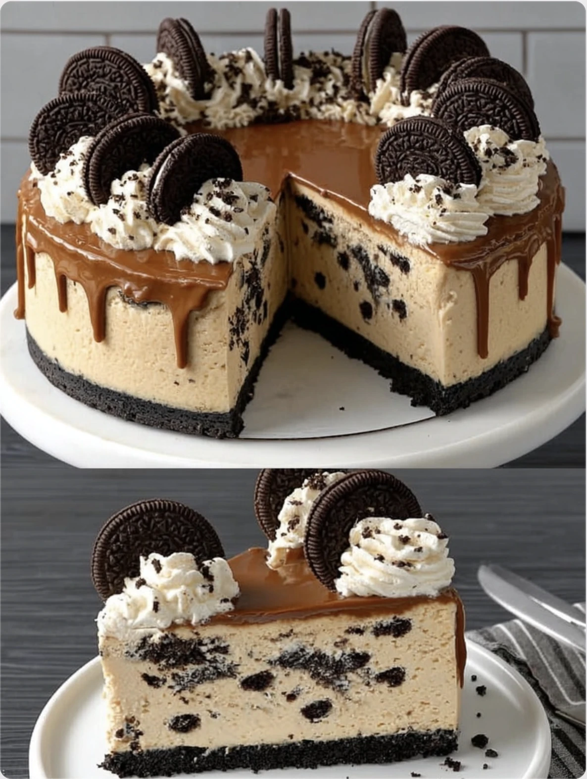 Oreo Cheesecake Bliss Bake Creamy