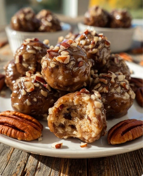 Rich Nutty Pecan Pie Balls