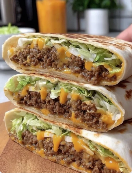 Savory Loaded Big Mac Wraps