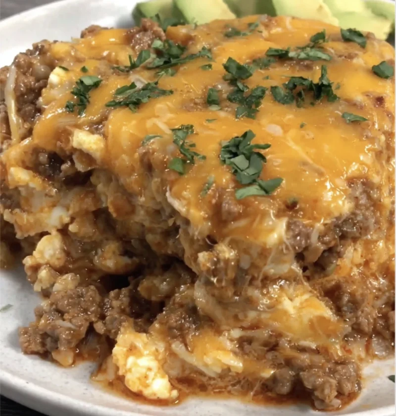 Slow Cooker Taco Casserole