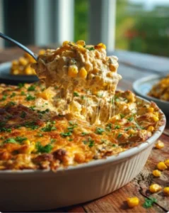 🌽🍗 Street Corn Chicken Casserole