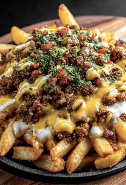 Ultimate Beefy Loaded Fries