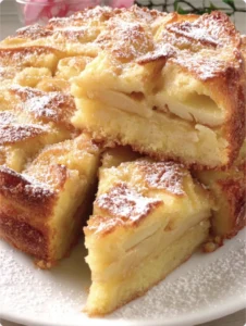 10-Minute Apple Cake (Just 4 Apples!)